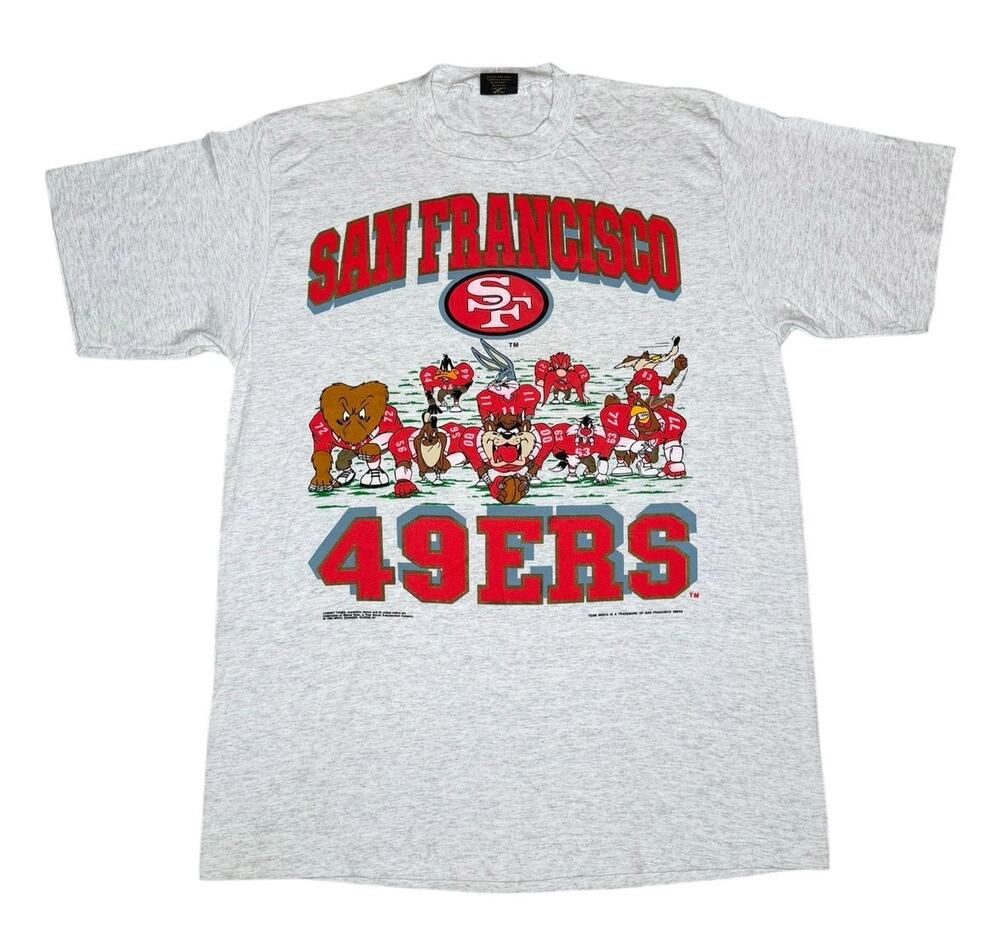 Vintage 90s San Francisco 49ers Looney Tunes NFL T-Shirt